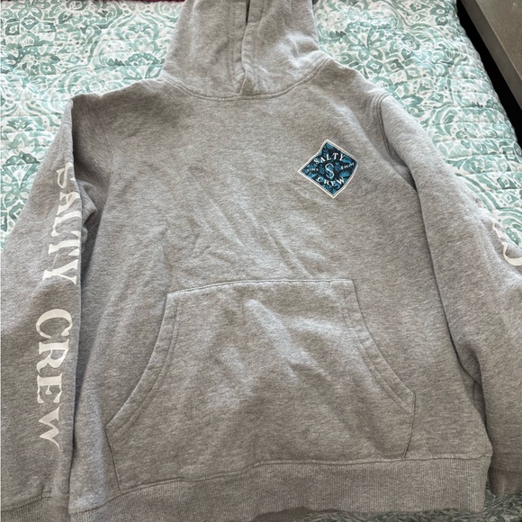 Salty Crew Heather Gray Pullover Toddler/Preschool size XL runs small - Picture 1 of 2